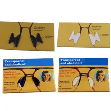 10 упак. очки аксессуары черный 1,8 мм 2,5 мм ацетат пластиковые очки, очки Силиконовые Нескользящие носовые упоры наклейки аксессуары