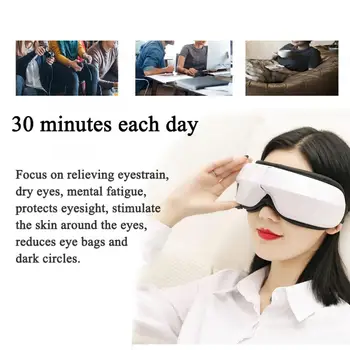 

Eyes Relax Therapy Massager Hot Compress Air Pressure Vibration Music Eye Massager Massage Relaxation v