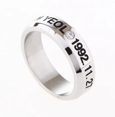 

[MYKPOP]EXO CHANYEOL Ring K-POP Jewelry Rings Birthday Ring For Men And Women Female Male Boy Girl One Size SA18030905