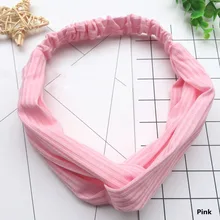 Для женщин и взрослых трикотажная эластичная повязка на голову тюрбан скрученная повязка на голову для женщин и девочек Перекрещенные ленты для волос