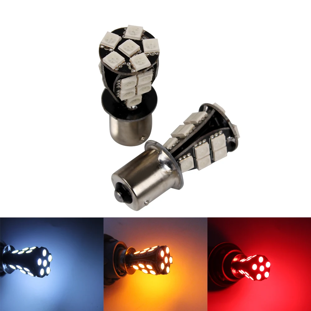 iTimo 1 Pair 1156 BA15S LED Car Braking Reversing Lamps Car styling