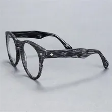 Ретро брендовый дизайн унисекс Мода полный обод ацетат прогрессивные Multi-focal Объектив Рамки для дальнозоркости далеко очки для чтения Eyglasses
