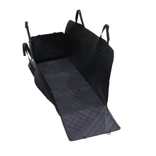 Прочный чехол на заднее сиденье для домашних животных, водонепроницаемый, устойчивый к царапинам, чехол для сиденья для домашних животных, гамак для автомобилей(черный