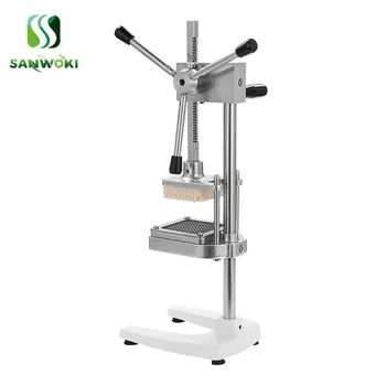 

Vertical manual fries machine Multi-function cucumber Cinnamon Potato cutting strip Commercial fruit vegetable dicing Machine
