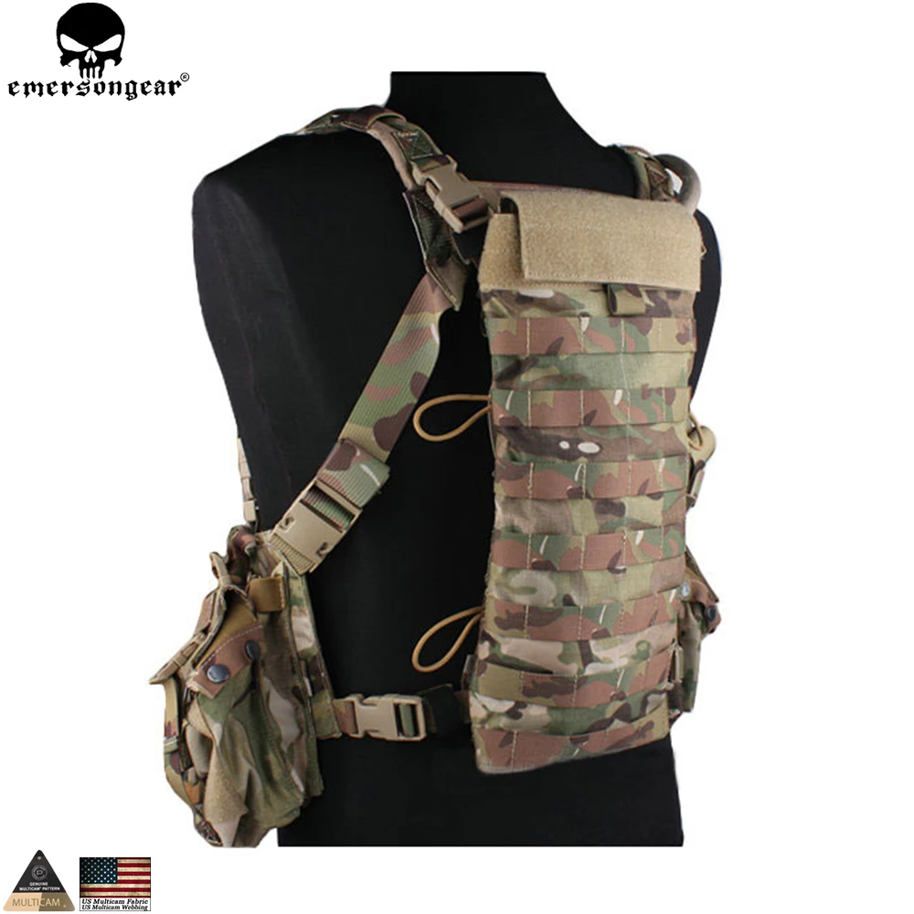EMERSONGEAR Hydration Back Panel Hiking Camping Water Bag 2.5L Hydration Military Army Tactical Water Pouch Bag Multicam EM5815 EMERSONGEAR Hydration Back Panel Hiking Camping Water Bag 2.5L Hydration Military Army Tactical Water Pouch Bag Multicam EM5815