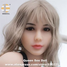 WMDOLL Top Quality #70 Real Adult Doll Heads for TPE Sex Dolls Realistic Silicone Love Doll Head Fit 140 to172cm Body Oral Sexy