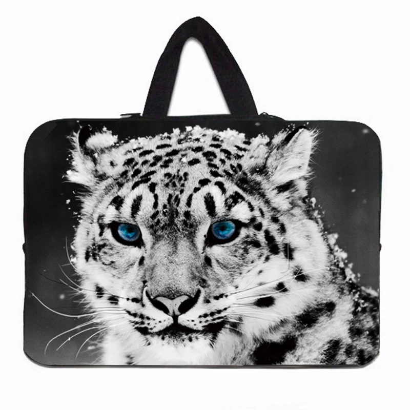 

Portable Laptop Bag 10 Tablet 10.1 9.7 9.6 Netbook Carrying Slim Nylon Shell Case Bag Animal Unisex Notebook Protector Briefcase