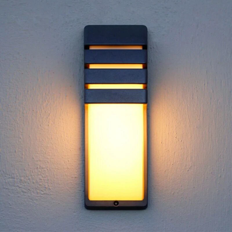 Günstig 12 watt FÜHRTE Wand Licht Wasserdicht Veranda Licht Moderne LED Wand Lampe Radar Motion Sensor Hof Garten Im Freien Licht AC90 ~ 260 v