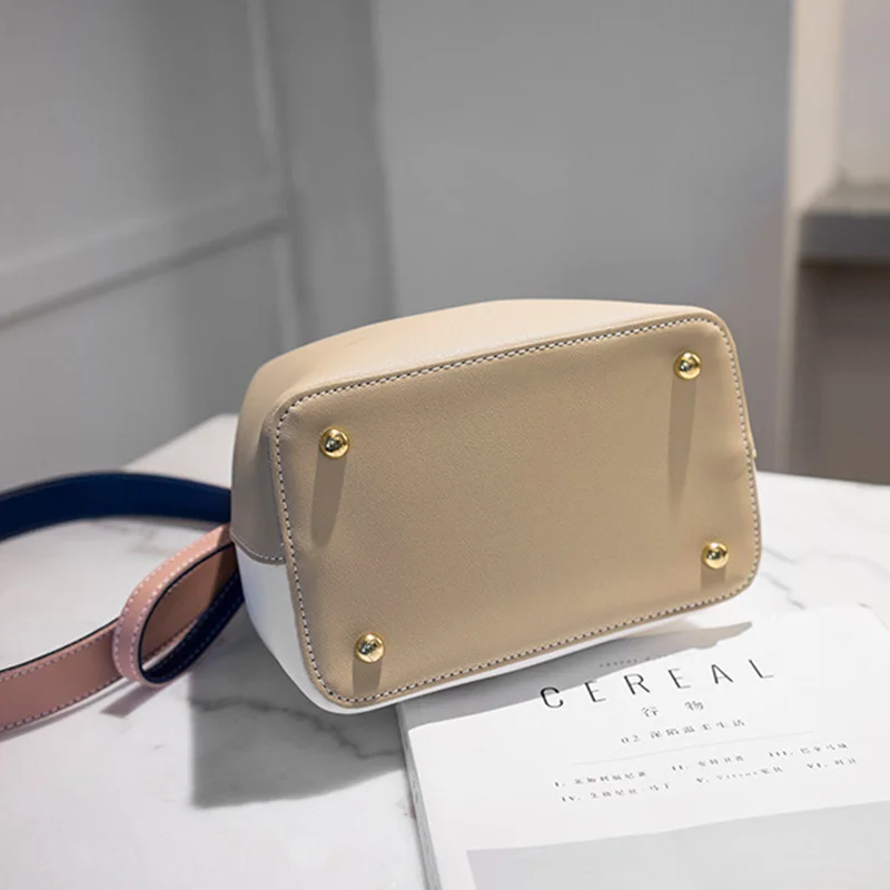  2019 Fashion Women Bag Summer Bucket Bag Women PU Leather Shoulder Bags Brand Designer Ladies Cross - 33010087395