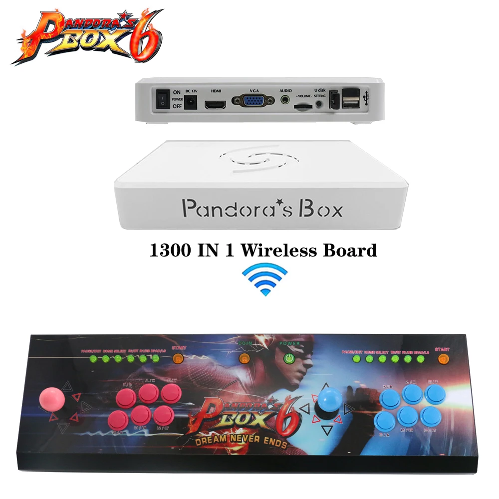 Business Gift Metal Pandora Box 6 Wireless console
