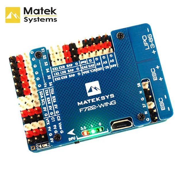 Matek Systems F722-WING STM32F722RET6 Flight Controller Built-in OSD for RC Airp