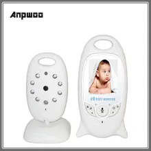 Anpwo 2.4 дюймов Беспроводной Видеоняни и радионяни электронные детские видео 2 способ аудио няня Камера Ночное видение Температура Мониторы ing vb601