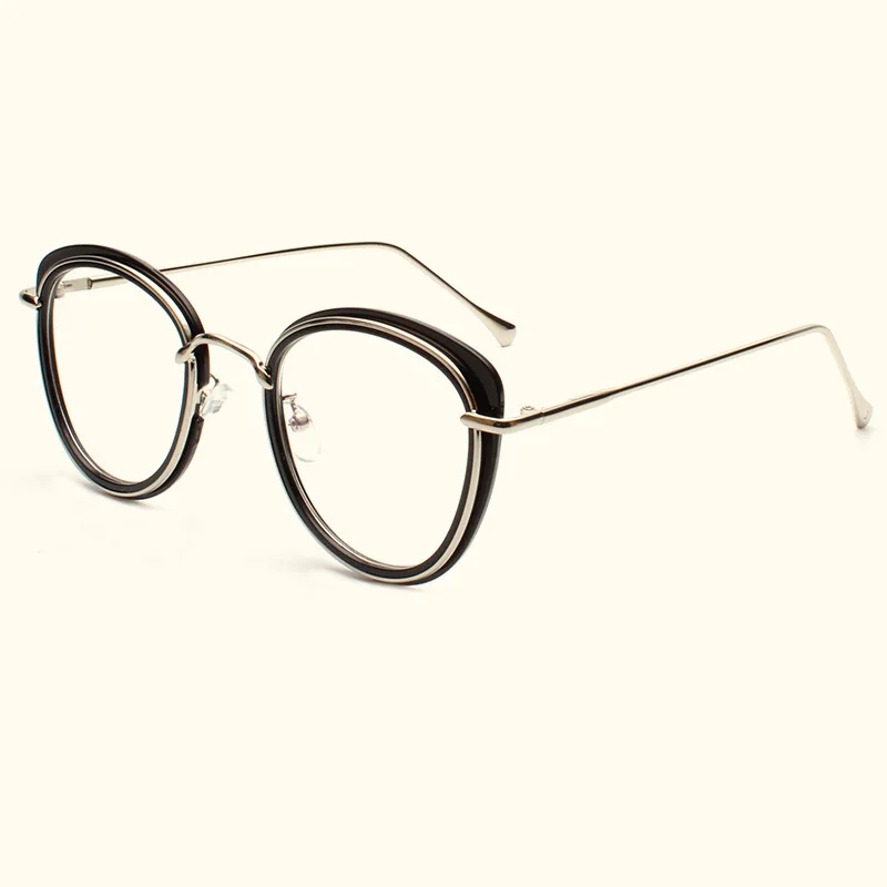 Alloy Glasses Fram Ultralight round Myopia Prescription Eyeglasses Metal Full Optical Frame Eyewear high quality  N256