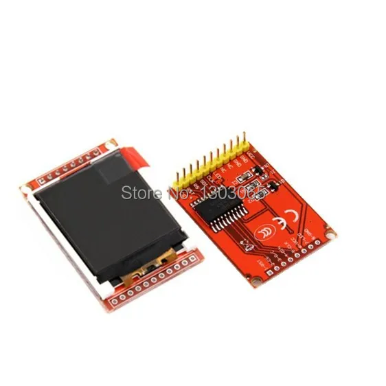 2pcs/lot 1.44 128X128 Dot Matrix TFT LCD display SPI interface module color screen for Arduino | Электронные компоненты и