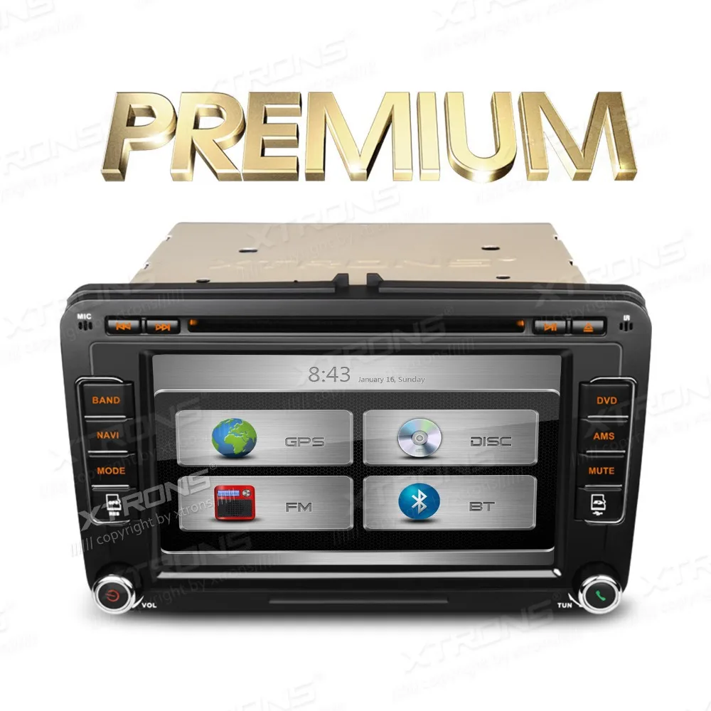 XTRONS 7 Inch Touch Screen Car CD DVD MP3 Player GPS Radio WIFI 3G