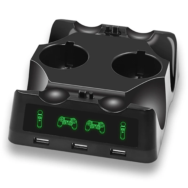 Зарядное устройство 4 в 1 для контроллера PS4/PS MOVE/PS VR 10 шт.|Запасные части| |