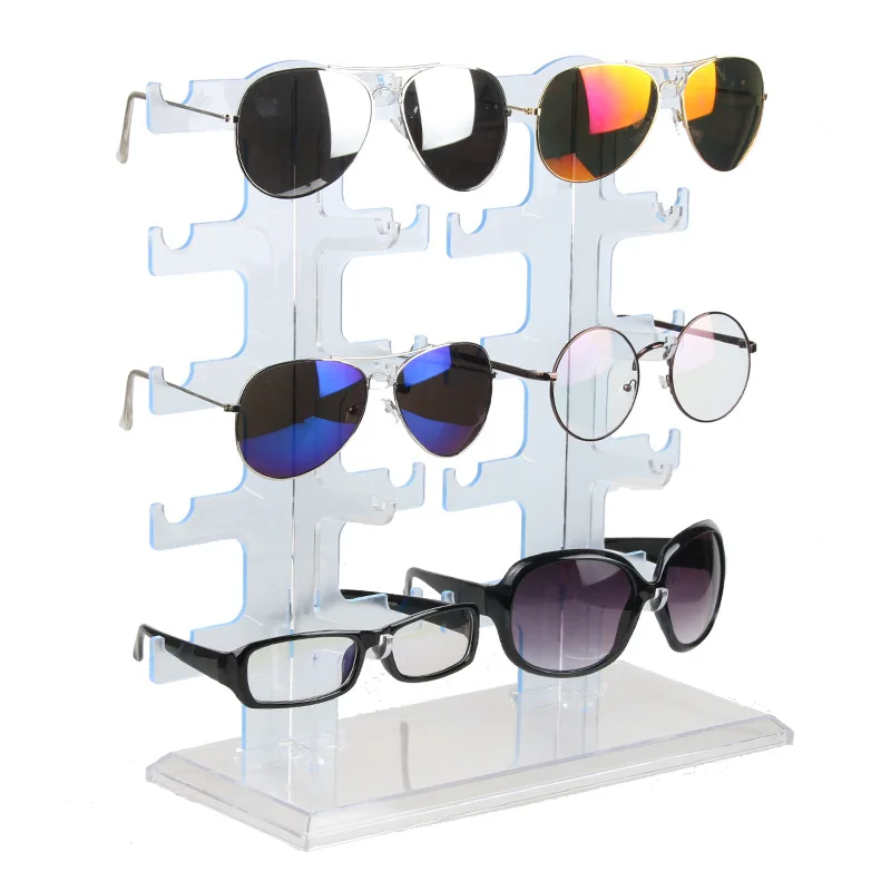 Пластик солнцезащитные очки Дисплей стойки очки показано стоят рамки стойки Дисплей Стенд Организатор Показать держатель стойки витрина