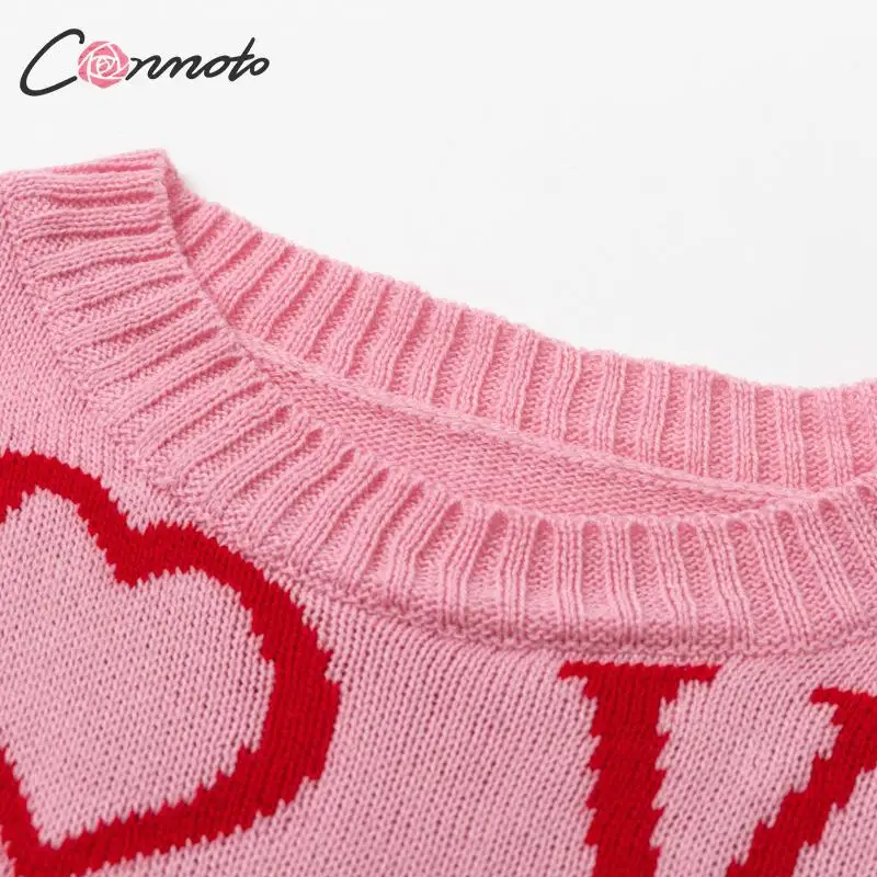 Conmoto розовый вязаный свитер, модный уличный пуловер с круглым воротником, нарядный женский джемпер, женский пуловер с кисточками, осень-зима