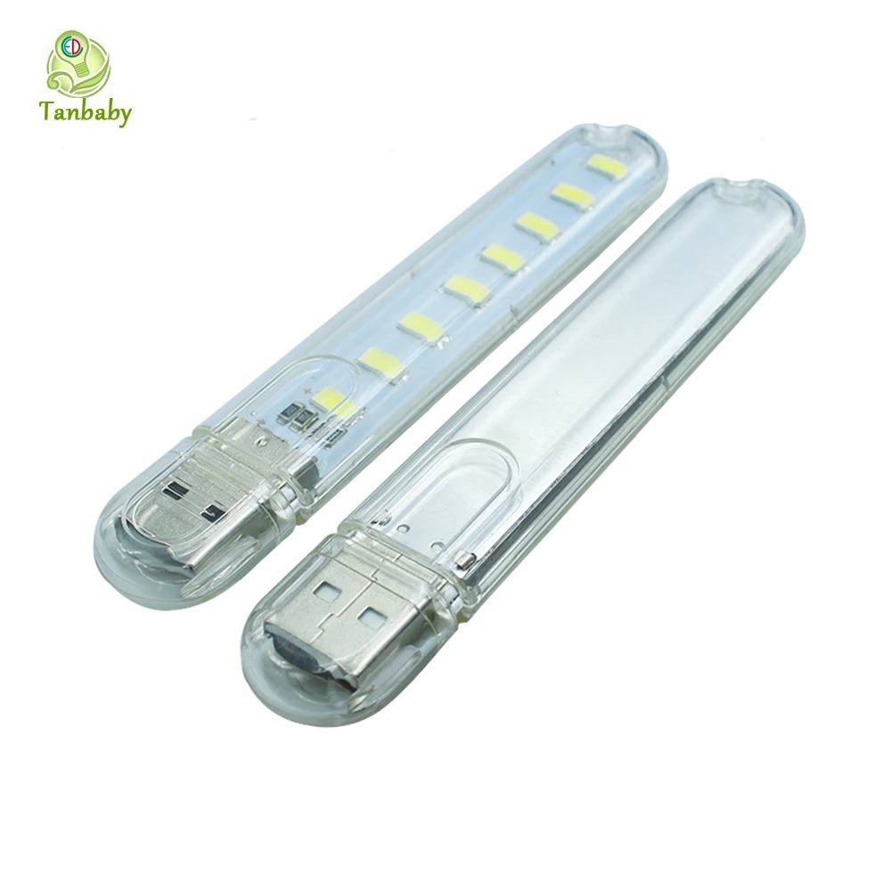 8 Led 5730 SMD USB СВЕТОДИОДНЫЙ светильник Мини Ночная лампочка Портативный для чтения