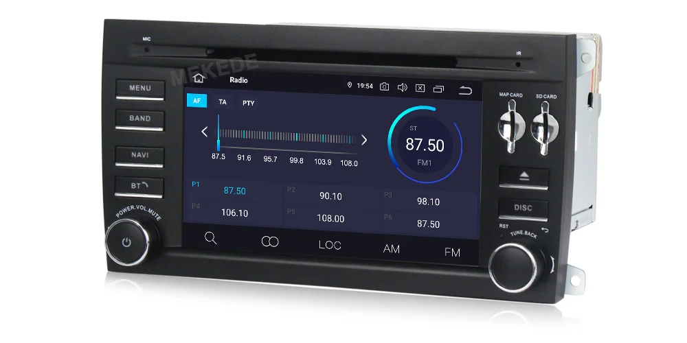 Mekede " 2din android 9,0 умный автомобильный dvd-плеер gps-навигация для Porsche Cayenne 2003-2010 с DSP ips экраном Автомагнитола