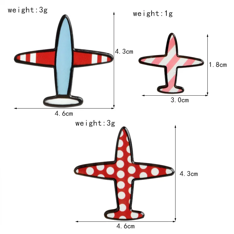 Модный самолет набор брошей мультфильм самолет брошь для мальчиков девочек рюкзак сумка Одежда Воротник нагрудные булавки Кнопка значок