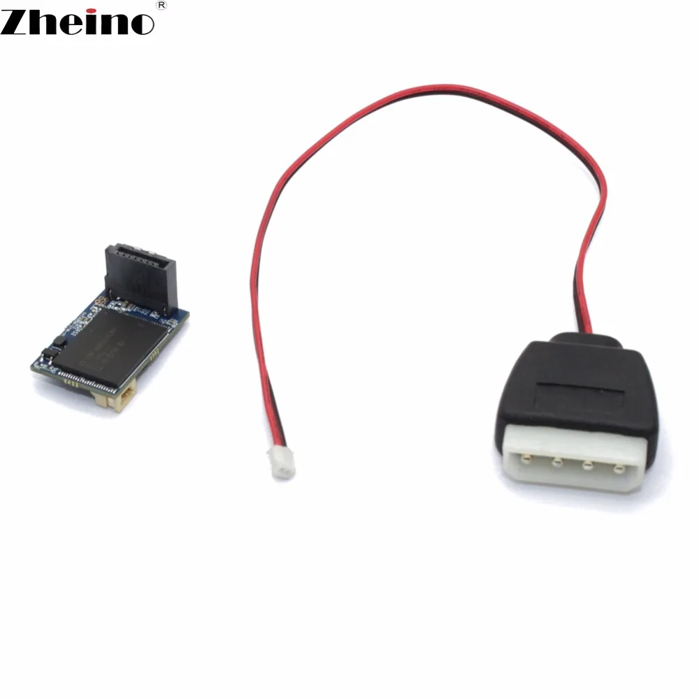 Zheino Новый твердотельный накопитель SATA3 6 ГБ/сек. DOM 8 GB 16 32 ГБ 64 и 128 180 градусов MLC для