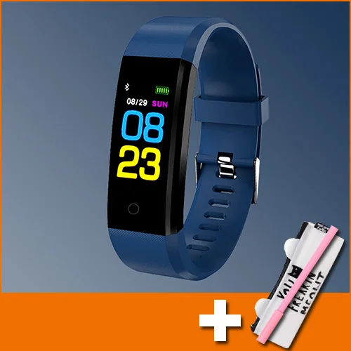 Топ умные часы детские часы для девочек и мальчиков электронные умные часы светодиодный цифровой спортивный браслет студенческие Детские умные часы - Цвет: blue with gift