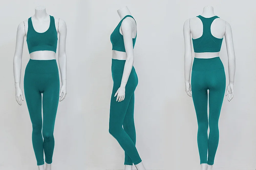 GXQIL, Одноцветный бесшовный комплект для йоги,, спортивная одежда для женщин, сухая, подходит для тренировок, одежда для женщин, пуш-ап, спортивная одежда для женщин, для спортзала, серый, красный