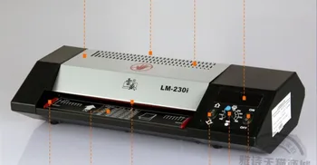 

LM230i A4 photo laminator laminating machine laminating machine, plastic card Four axis thermostat metal shell