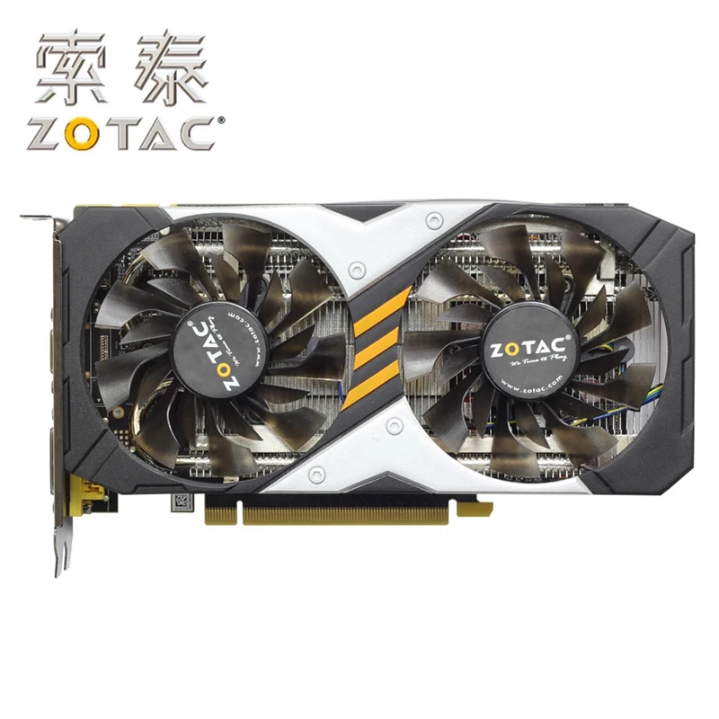 Оригинальная видеокарта ZOTAC GTX960 2GD5 yer HB 128Bit GDDR5 GM206 графические карты GPU Map PCI E GTX 960 2G