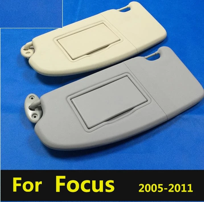 

Overhead Console Interior Sunvisor With Mirror Front Windscreen Antidazzle Sun Shade Sunshield For Ford Focus 2005-2011