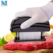 Professional 48pcs Needles Stainless Steel Meat Tenderizer Kitchen Cooking Tools Tender Meat Hammer