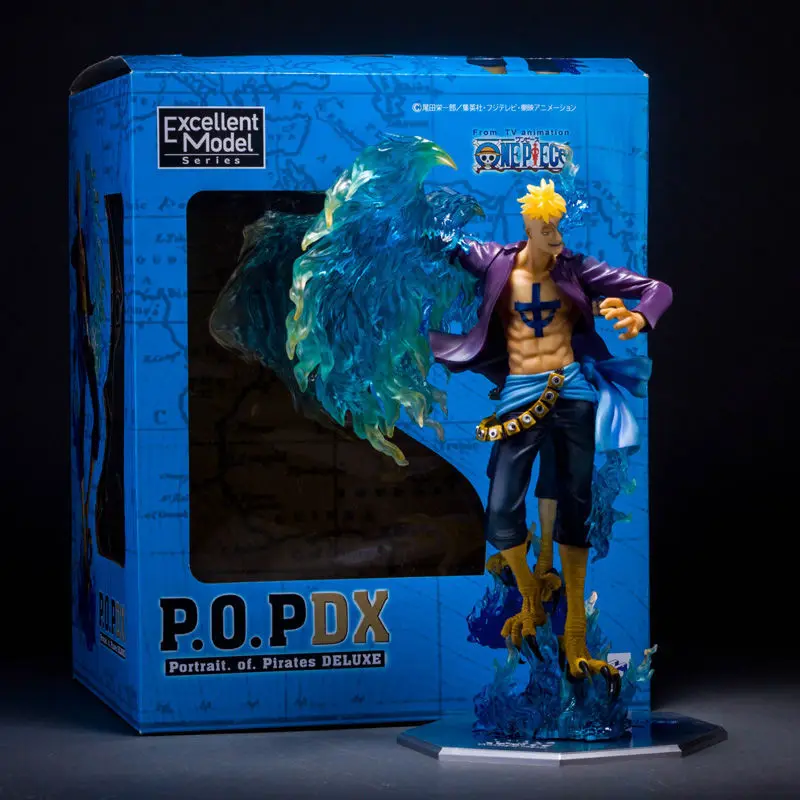 

25CM One Piece DX MAS Marco The Phoenix Battle PVC Action Figure Collection Model Toy Free Shipping
