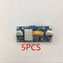 5 шт. 5А dc-dc понижающий Регулируемый Модуль питания литиевое зарядное устройство XL4015 4~ 38 в 96% 5А DC Регулируемый понижающий модуль