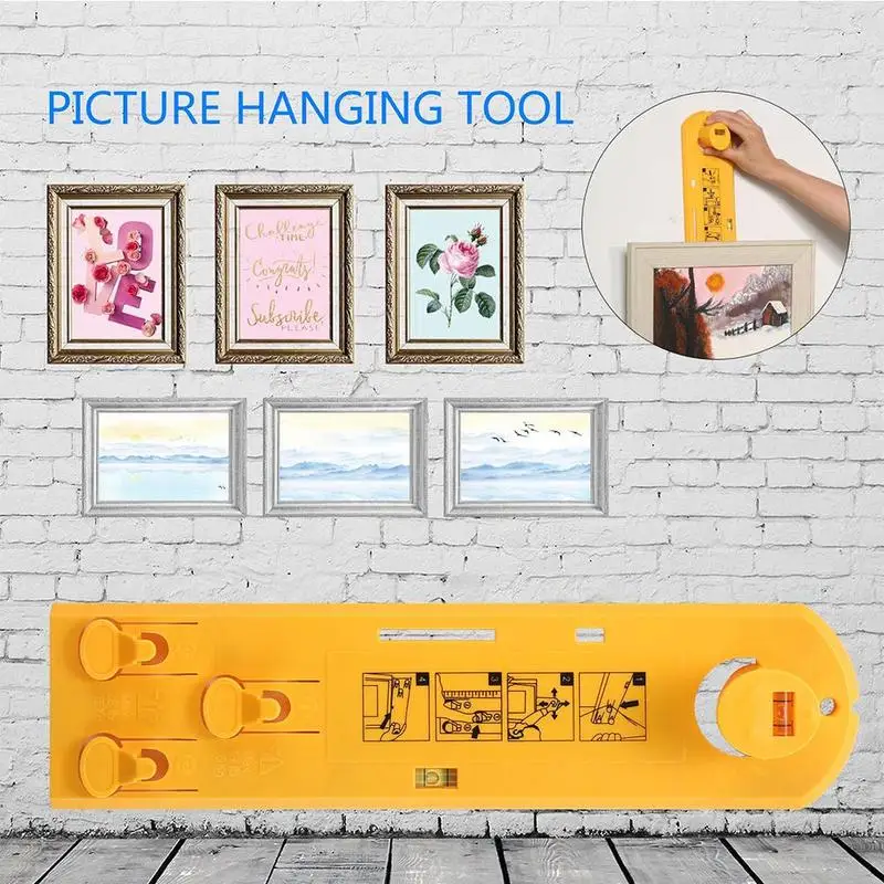 

New Picture Hanging Tool Picture Frame Hanging Installation Tool Hang & Level Tool DIY Furniture Tool