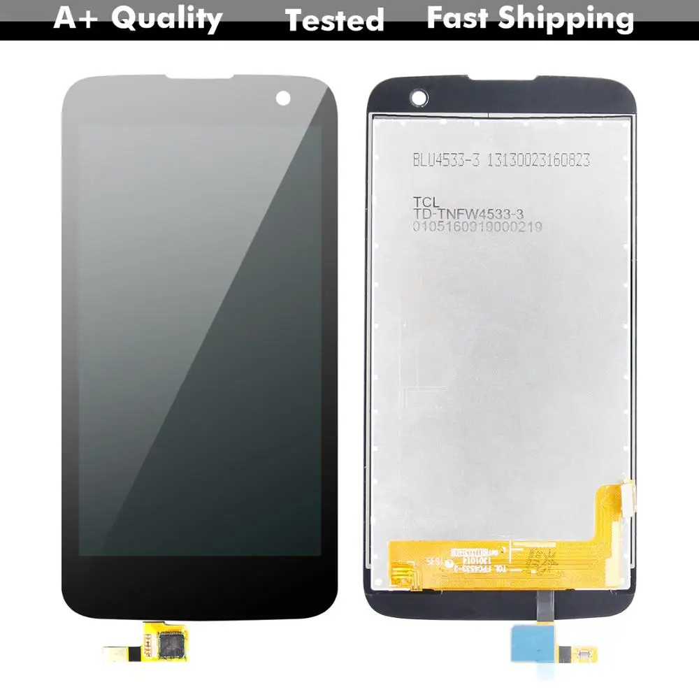 

4.5" For LG K4 K130 LCD Display Touch Screen Digitizer Assembly For LG K4 Pantalla LCD Display Free shipping
