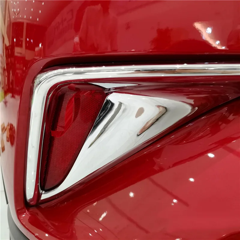 For TOYOTA CHR C-HR 16-18 Car Rear Door Handle Bowl Cover Trim Set Chrome ABS