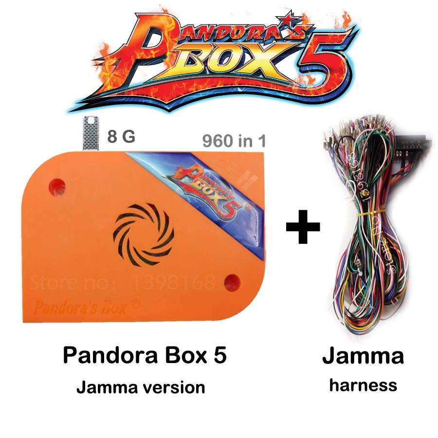 Jamma Version Pandora Box 5 960 in 1 Arcade Version Orange Jamma Multi Game Board HDMI/VGA Output HD 720P Arcade Machine Cabinet Jamma Version Pandora Box 5 960 in 1 Arcade Version Orange Jamma Multi Game Board HDMI/VGA Output HD 720P Arcade Machine Cabinet