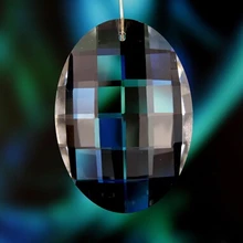 76 мм 40 шт. чистый сталкиваются яйцо формы кристалл, освещение части барокко хрустальная люстра части Лидер продаж для свадебного декора