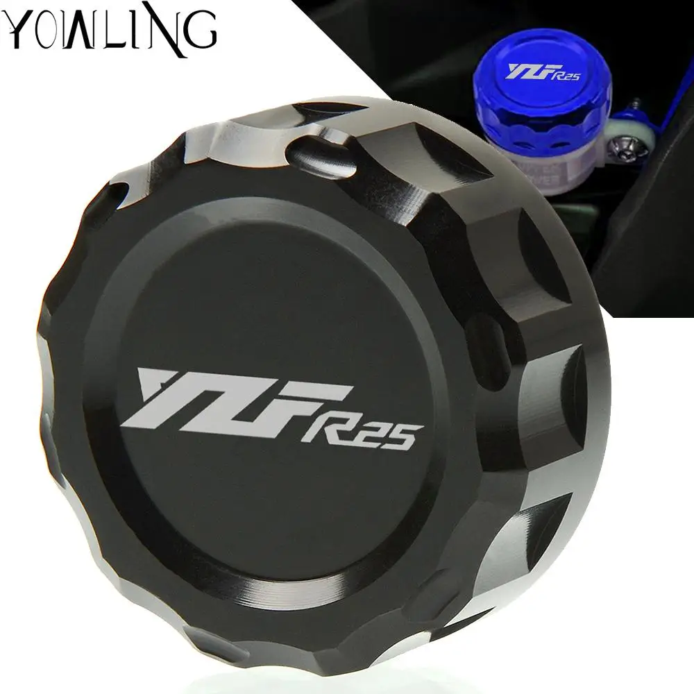 

Motorcycle Accessories Rear Brake Fluid Reservoir Cover Cap YZF-R25 Parts For Yamaha yzf R25 YZFR25 2014 2015 2016 2017 2018
