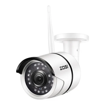 

ZOSI Wireless Security IP Camera,1080p Full HD Outdoor Weatherproof WiFi IP Surveillance Bullet Camera Motion Detection Alarm