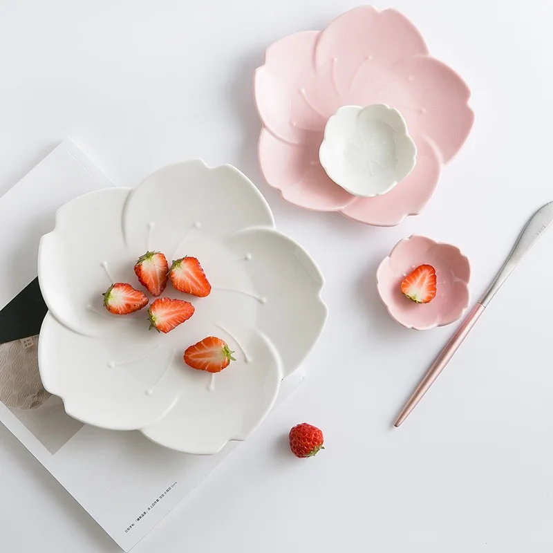 Японский стиль керамическая креативная послеобеденная закуска к чаю блюдо фруктовое блюдце конфетное блюдо окунутое в уксус блюдо сухофрукты маленькая тарелка