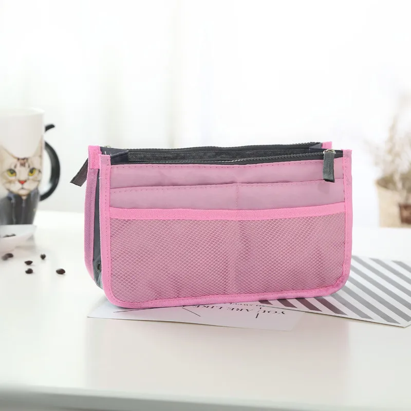 Portable Makeup bag Canvas Travel Bags Make Up Organizer Bag Women Men Casual Multifunctional Cosmetic Toiletry Storage Handbag