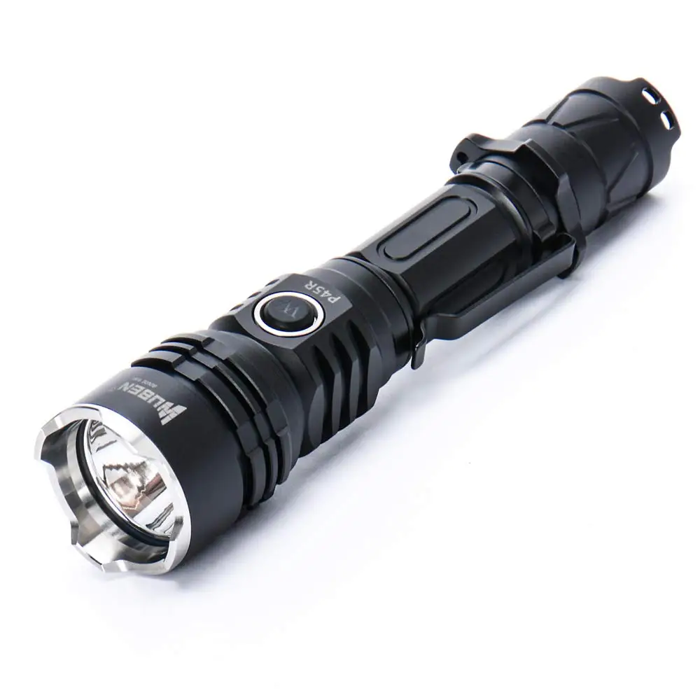 

WUBEN P45R Tactical Flashlight 2000 High Lumens CREE LED USB Rechargeable Waterproof Light Torch 18650 Battery