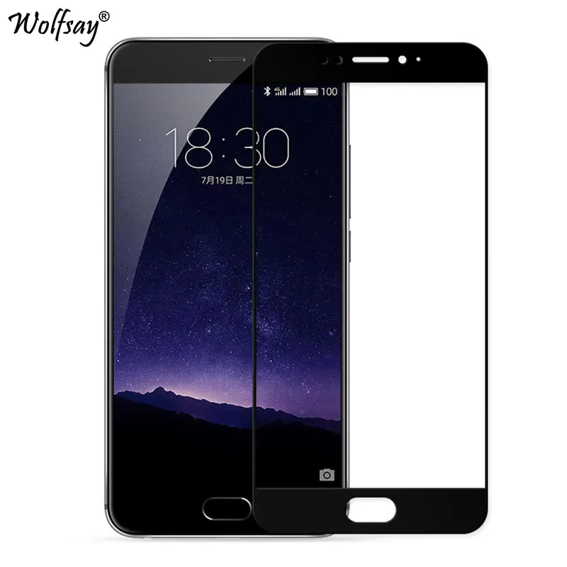 2 шт полное покрытие стекло Meizu M3 Max защита экрана закаленное для Meilan изогнутая