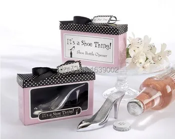 

2018 "It's a Shoe Thing!" High Heel Shoe Bottle Opener wedding Party Guest Favors 30pcs/lot