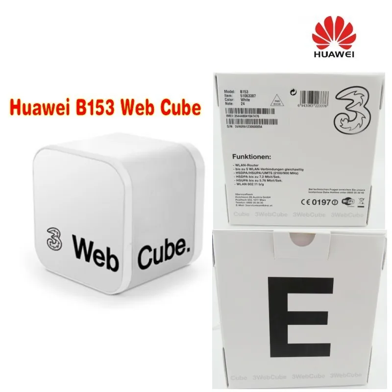 Новое поступление бренд подлинный huawei B153 разблокирована 3g Wi-Fi маршрутизатор webcube