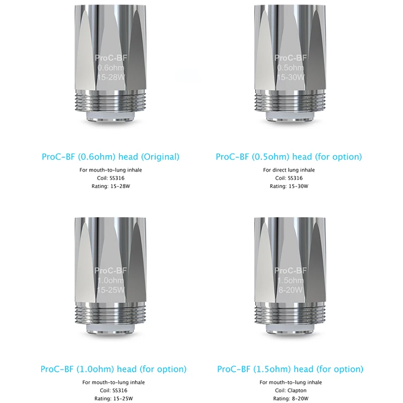Joyetech ProC-BF Series Heads Pro BF Coil for 3.5ml  Cubis 2 Atomizer E Cigarette Cubox CUBIS  CUBIS Pro  eGo AIO Vape 01