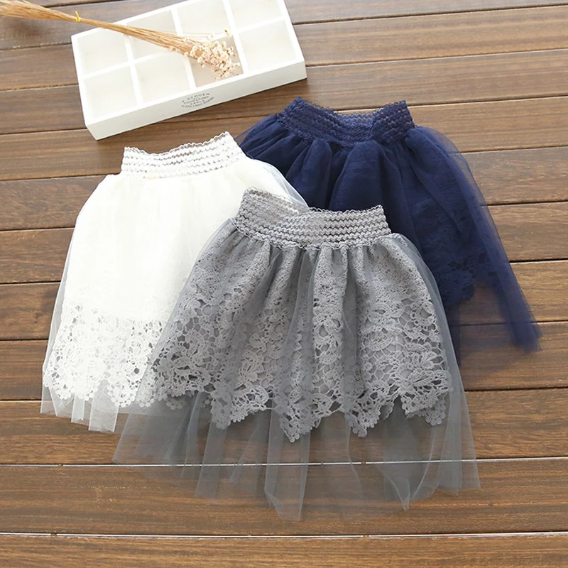 Skirt Kids 2018 New Lace Girl's Mesh Skirt Children's Clothing Gall ...