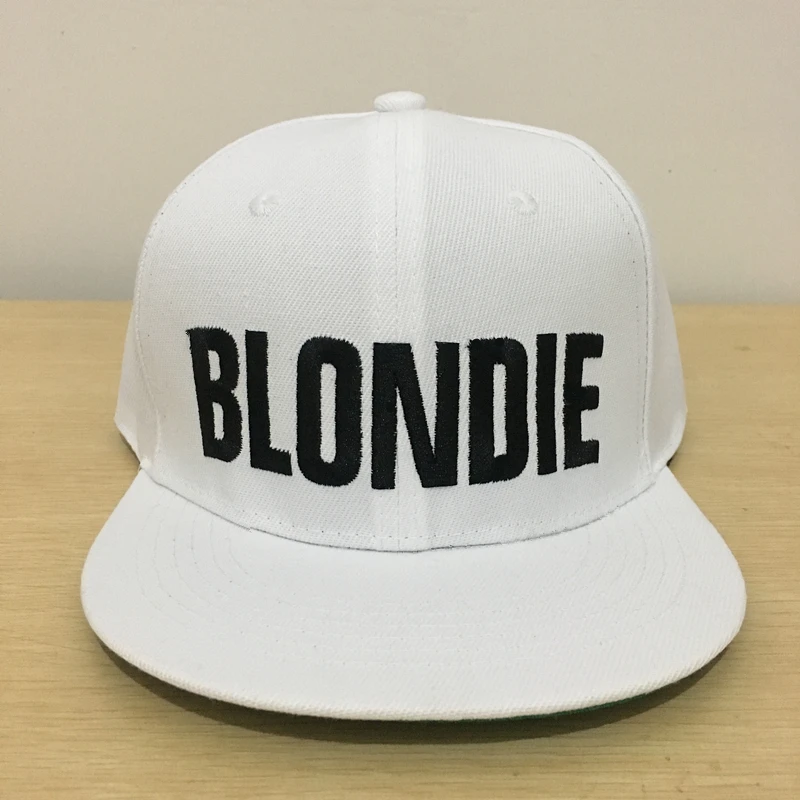 Домовой и Blondie бренд Для женщин Snapback Шапки Вышивка плоский край Бейсбол Кепки хип-хоп Стиль домовой Blondie подруги Gorras